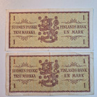 Suomi	1963	1 markka 2kpl (14363) - pikkukuva 2