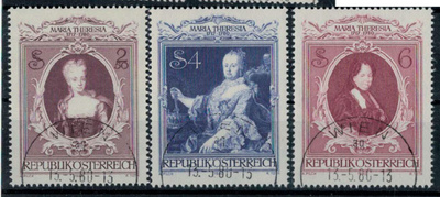 Itävalta Mi 1638-40 o