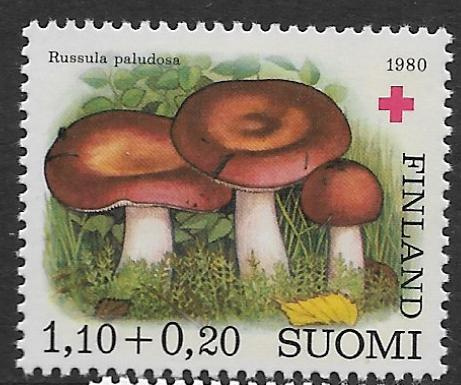 Punainen risti 1,10+0,20mk 1980 (LAPE 865) **