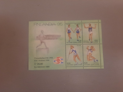 // blokki Finlandia 95 yleisurheilun EM BL12 **