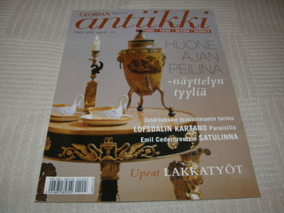 Glorian Antiikki 32  syksy 2001