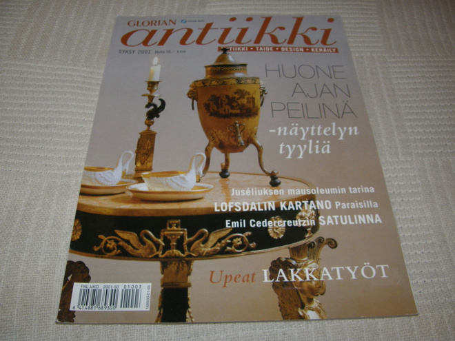 Glorian Antiikki 32  syksy 2001