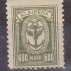 Saksa reich Memel 1923  Mi 160 postituoreena. - pikkukuva 1