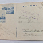 VANHA Postikortti Viipuri Rautatie Asema ym 1939 Kenttöposti - pikkukuva 1