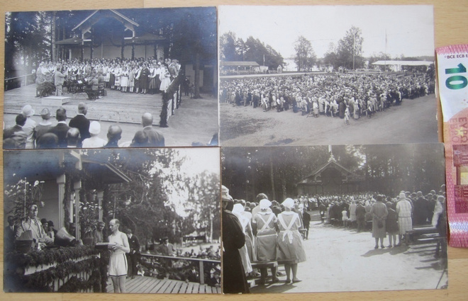 4 Valokuvaa Sotilaat Suojeluskunta Mikä Paikkakunta? 1920-l