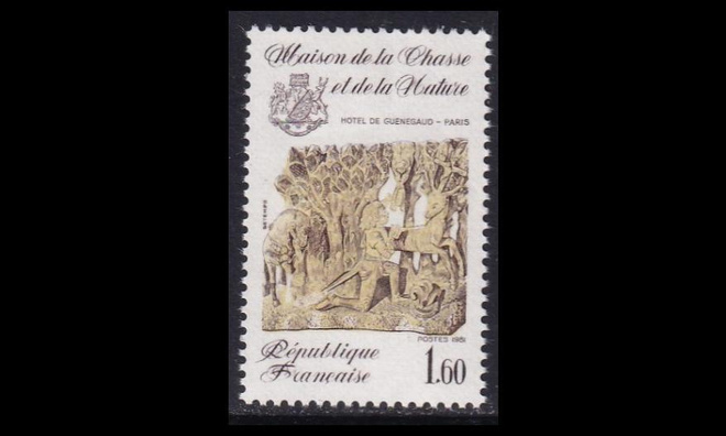 Ranska 2289 ** Metsästys- ja luonnonhistoriamuseo (1981)
