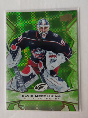 Elvis Merzlikins 2022-23 UD Ice Green