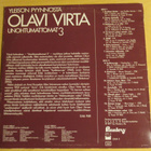 Olavi Virta Unohtumattomat 3, LP OTV3 Finnlevy - pikkukuva 2