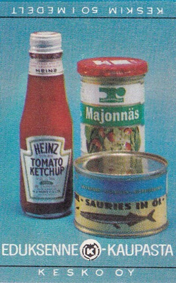 Majonäs. Heinz Tomato Ketchup ,  Kesko Oy      s89