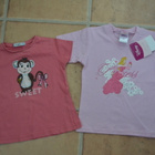 Disnay Prinsessa 90cm ja ZA girls sweet apina t-paita 4-5v t - pikkukuva 3