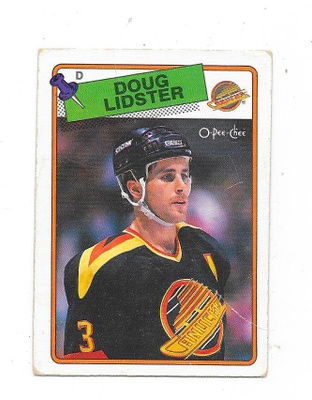 1988-89 OPC #228 Doug Lidster , Vancouver Canucks