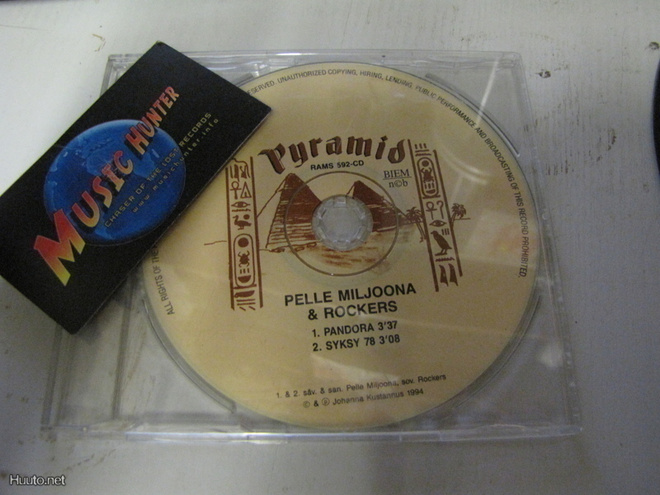 PELLE MILJOONA & ROCKERS-PANDORA / SYKSY CD SINGLE PROMO