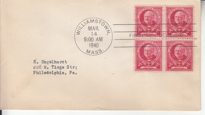 USA FDC 1940 famous educators