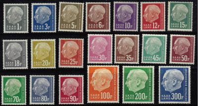 Saksa Saar 1957 Heuss II **