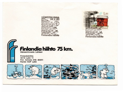 Hämeenlinna: Finlandia hiihto (erikoisleima 24.2.1980)