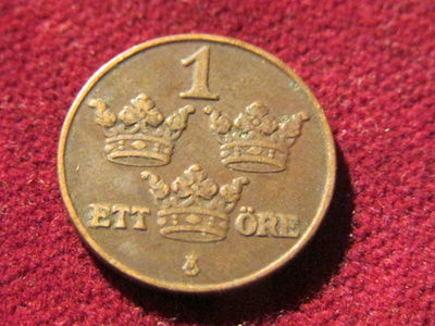 1 öre 1926 Ruotsi-Sweden