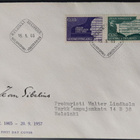 SIBELIUS -merkit FDC-kuorella 1965, kulkenut - pikkukuva 1