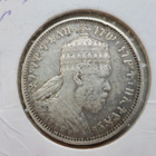 Etiopia 1/4 Birr 1800-l Hopeaa - pikkukuva 2