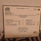 Janacek:String Quartets-Travnicek Quartet CD - pikkukuva 2
