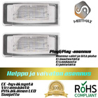 Audi TT LED rekisterikilven valot — kirkkaan valkoinen 600 - pikkukuva 4
