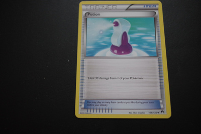 Potion 106 ja Tierno 112 /122,  XY BREAKpoint 2016, uncommon
