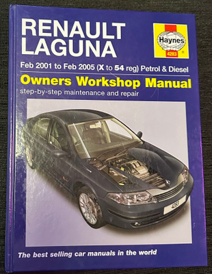 Haynes 4283 - Renault Laguna 2001 - 2005  korjausopas