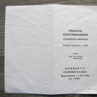 PORI....Virolaisten Sotaveteraanikuoro, konsertti v. 1993. - pikkukuva 3