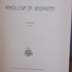 Otto Rung: Rikollisia ja veijareita, Ahjo 1920. 191 s. - pikkukuva 4