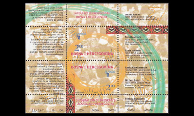 Bosnia-Hertsegovina 437-8BL30 ** Europa integraatio (2006)