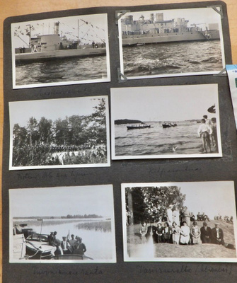 6 Valokuvaa Laivasto Sukelluvene Laiva Wäinämöinen ym 1920-l