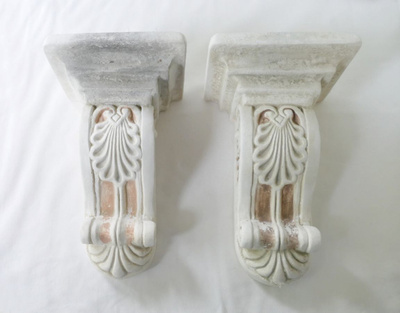 Kreikkalainen koriste kannatin/corbel - 2 kpl