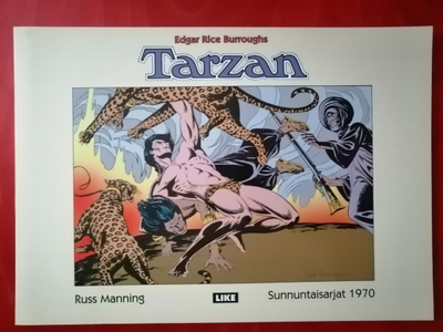 Russ Manning Tarzan sunnuntaisarjat 1970