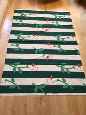 Puuvillainen vintage Kangas ( 105 x 160 cm )