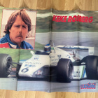 Keke Rosberg juliste ja Honda F1 tarra - pikkukuva 1