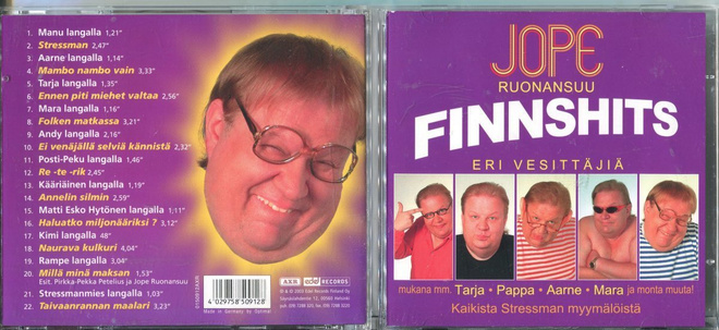 JOPE RUONANSUU . CD-LEVY . FINNSHITS - ERI VESITTÄJIÄ