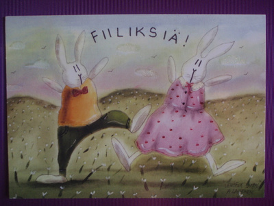 Arja Laihonen puput fiiliksissä
