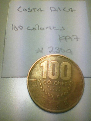 Costa Rica 100 colones 1997, km#230a