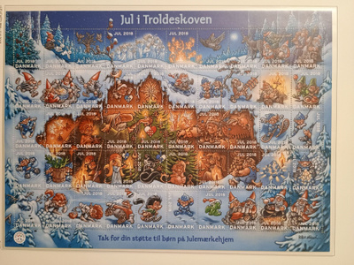 Tanska joulumerkkiarkki 2018
