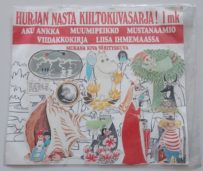 Muumi kiiltokuva arkki Eric F. Olsson 1969 Tove Jansson