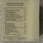 Charles Aznavour • Voilà Que Tu Reviens C-Kasetti - pikkukuva 3