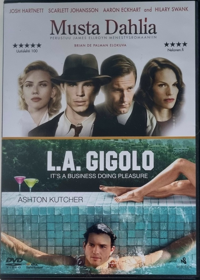 MUSTA DAHLIA JA L.A. GIGOLO DVD (2 DISCS)