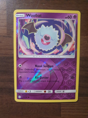 Pokemon Woobat 87/236 Reverse holo