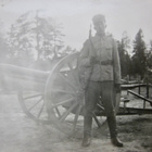 39 VANHAA Valokuvaa Sotilaat Tykki Tykit Tykistö Lappi 1940- - pikkukuva 3