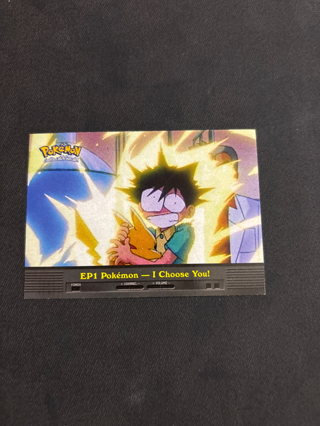 EP1 Pokemon - I choose You! Topps Pokemon TV