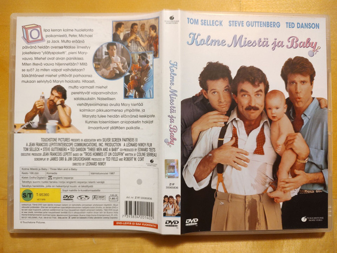 Kolme miestä ja baby DVD