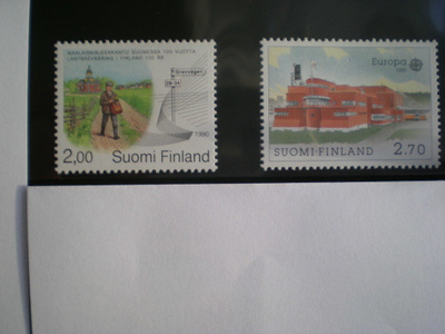 Postituore sarja EUROOPPA 1990 - LaPe 1105-1106 **