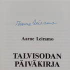 Aarne Leiramo : Talvisodan päiväkirja (signeerattu) - pikkukuva 3