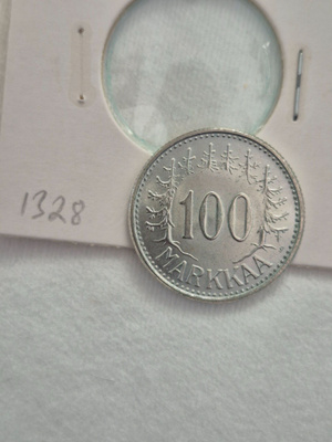 100 markkaa 1960