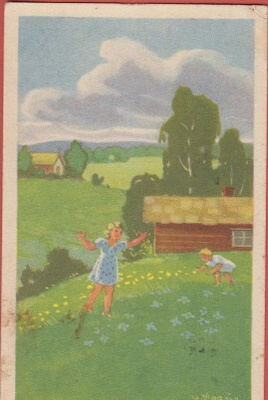 Maasio Lapset kukkaniityllä