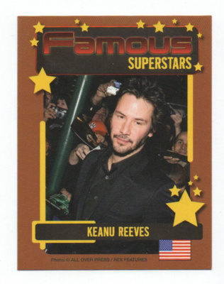 Famous SUPERSTARS n:o 080 KEANU REEVES